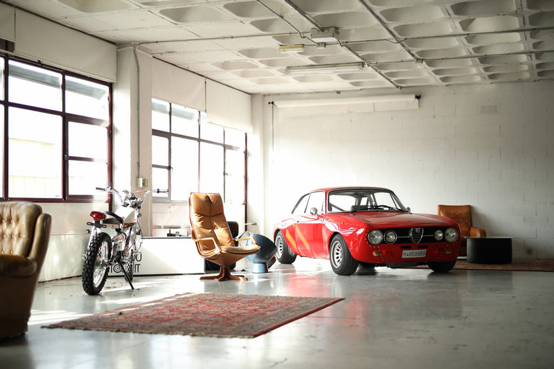 Art, for the Artist: Living with Cars in a Madrid Garage Studio
