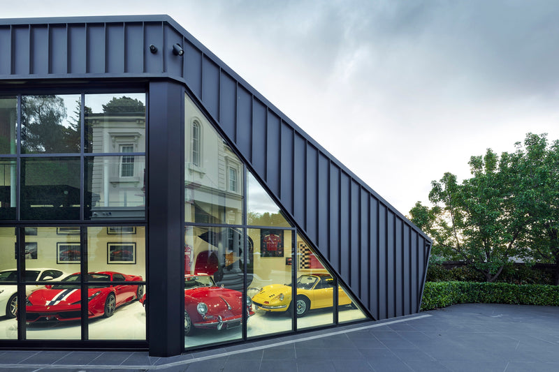 BB Garage: A Stealth Bomber–Inspired Garage Built for a Serious Car Collection