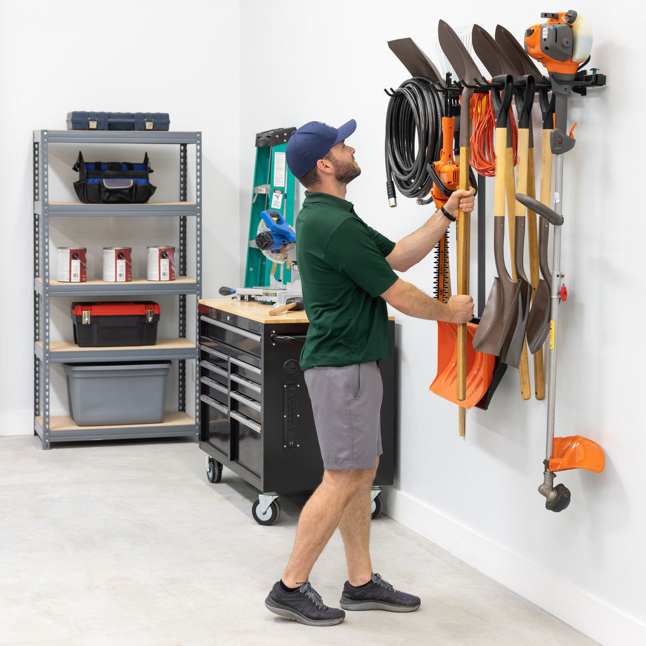 Adjustable Wall Storage System | Holds 300 lbs