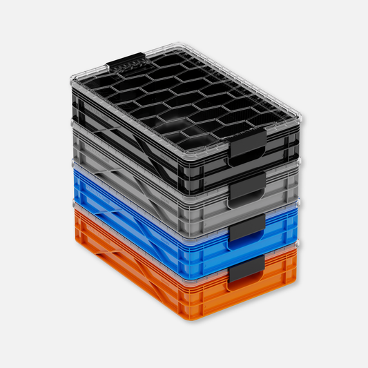 Stackable Crates - Quarter-Size 4 Pack