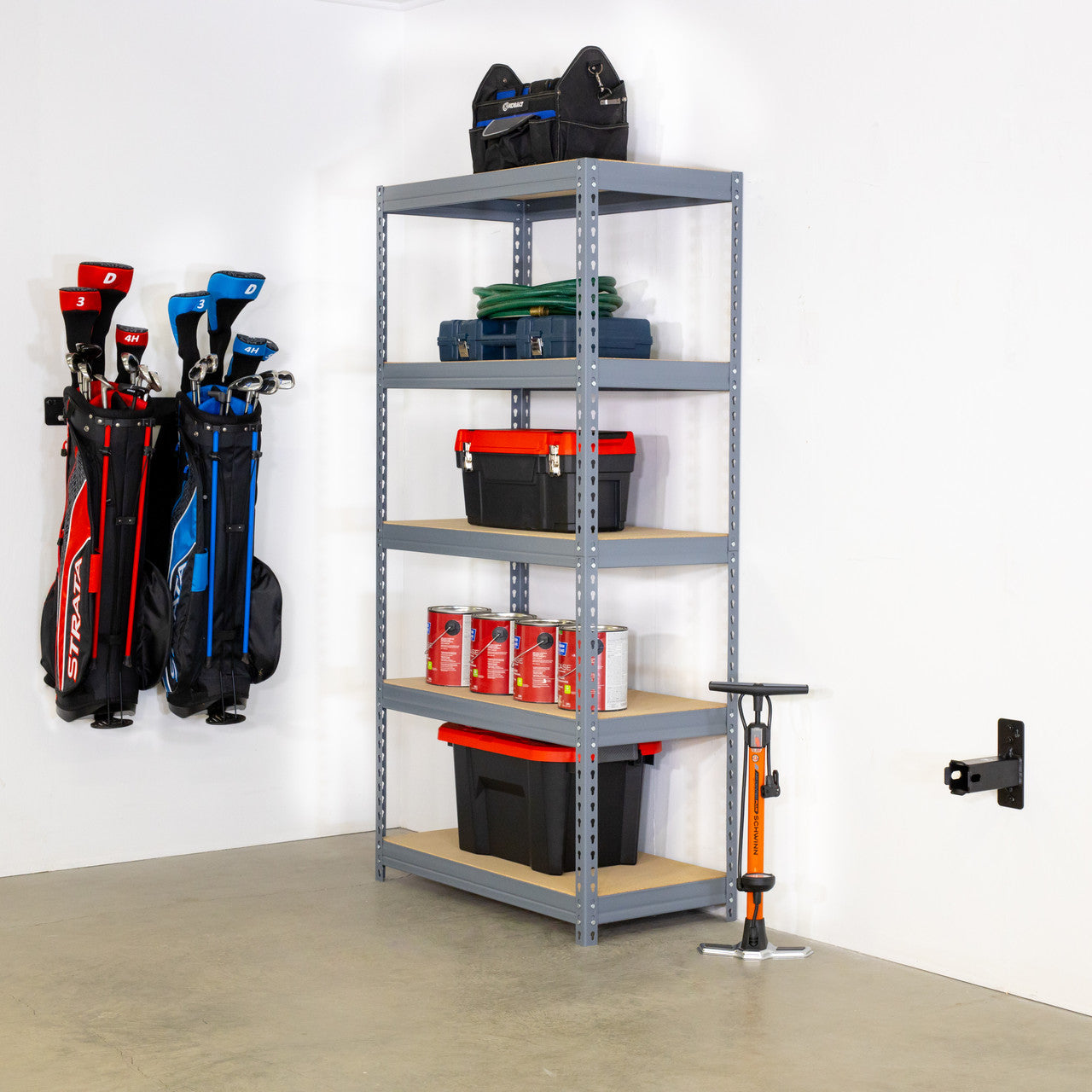 2" Hitch Wall Mount | Holds Bike or Cargo Car Rack