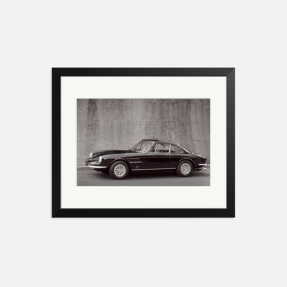 Black and White Ferrari 365