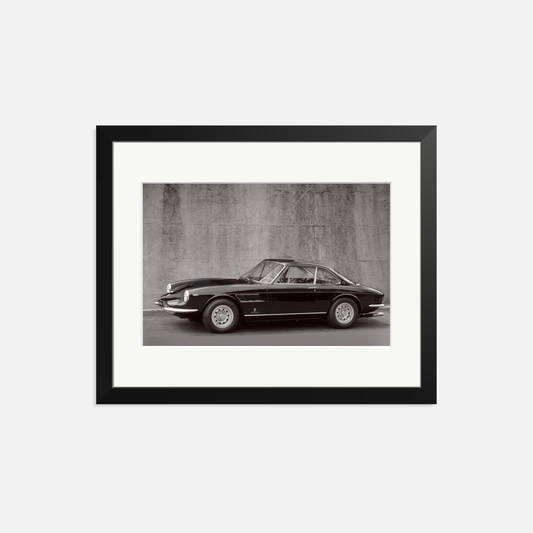 Black and White Ferrari 365