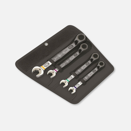 Wera 6001 Joker Switch Ratcheting Combination Wrench Set SAE 4 Piece 05020092001