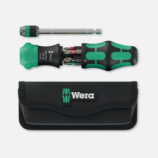 Wera Kraftform Kompakt 20 RA-R Ratcheting Screwdriver Set With Pouch 05051514001