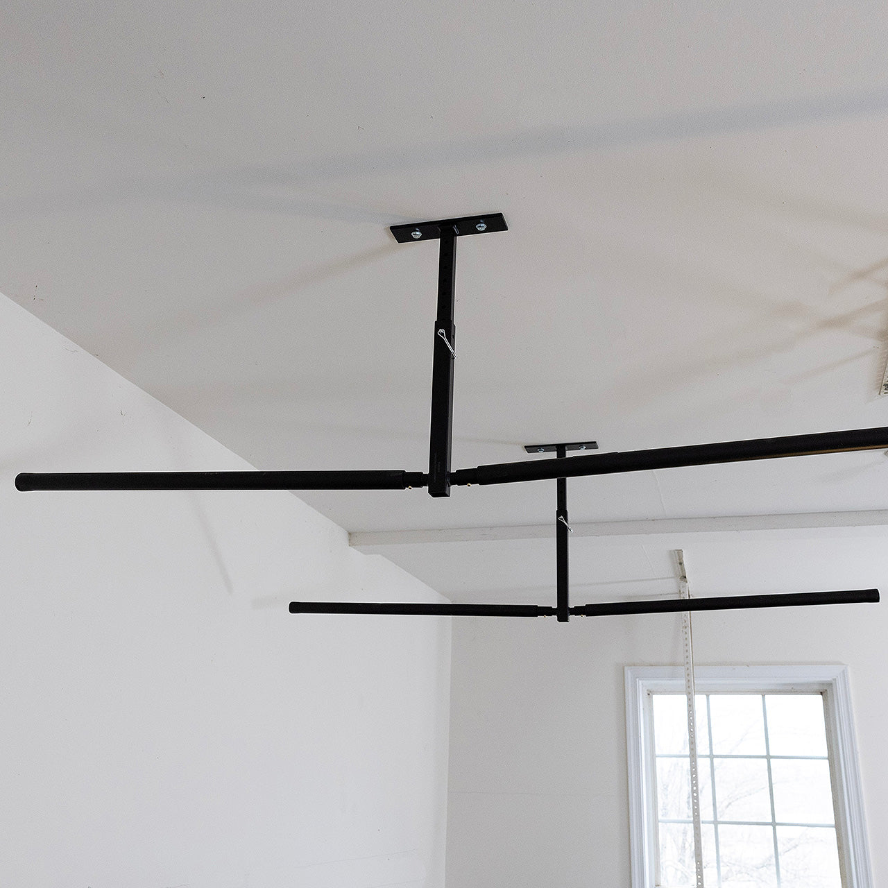 Adjustable Ceiling Storage Rack | Double | Holds 150 lbs
