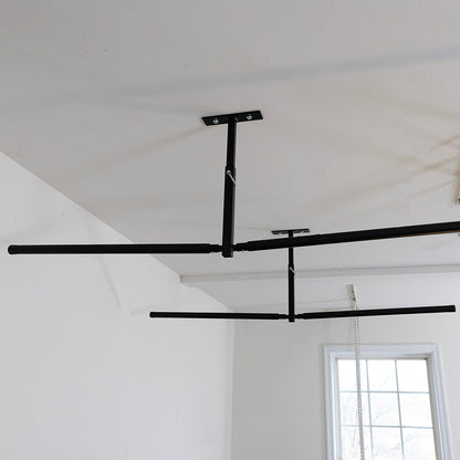 Adjustable Ceiling Storage Rack | Double | Holds 150 lbs