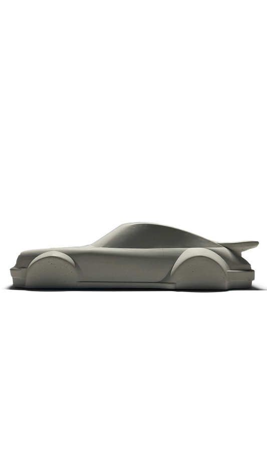 Porsche 911 Concrete Sculpture