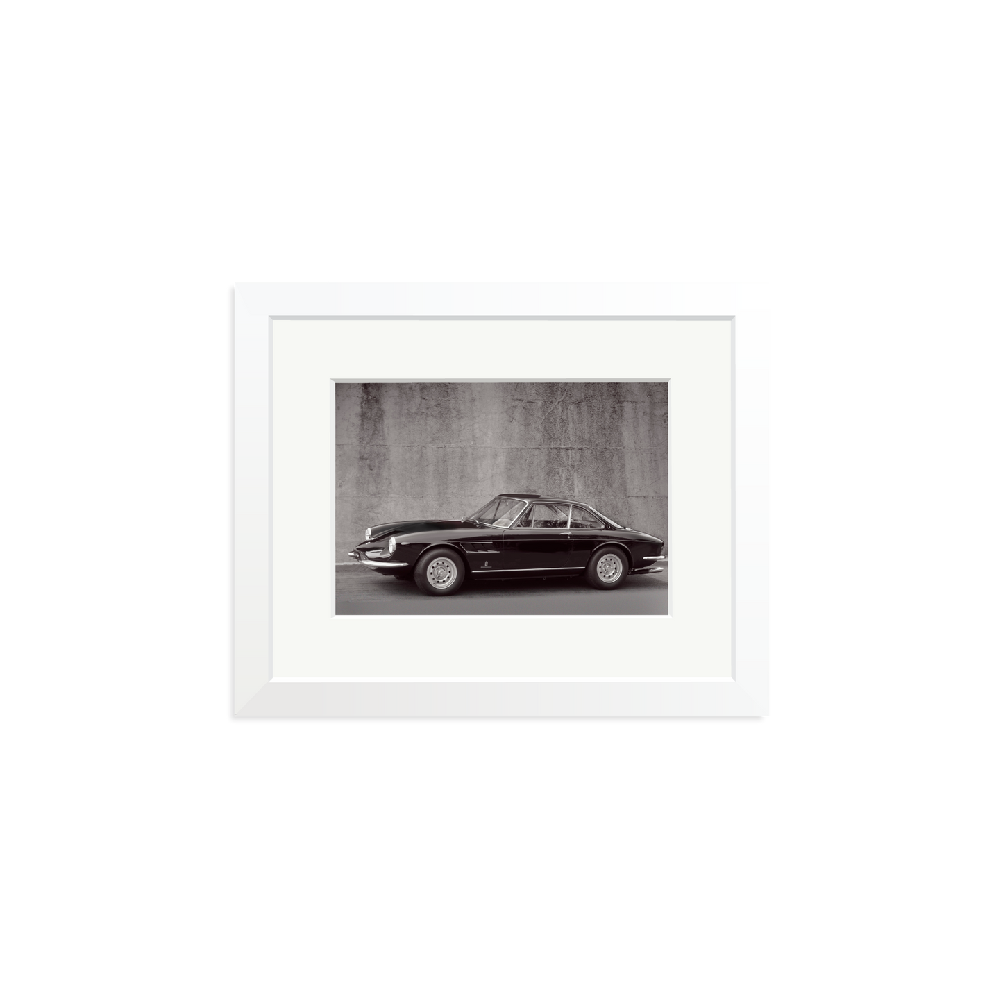 Black and White Ferrari 365