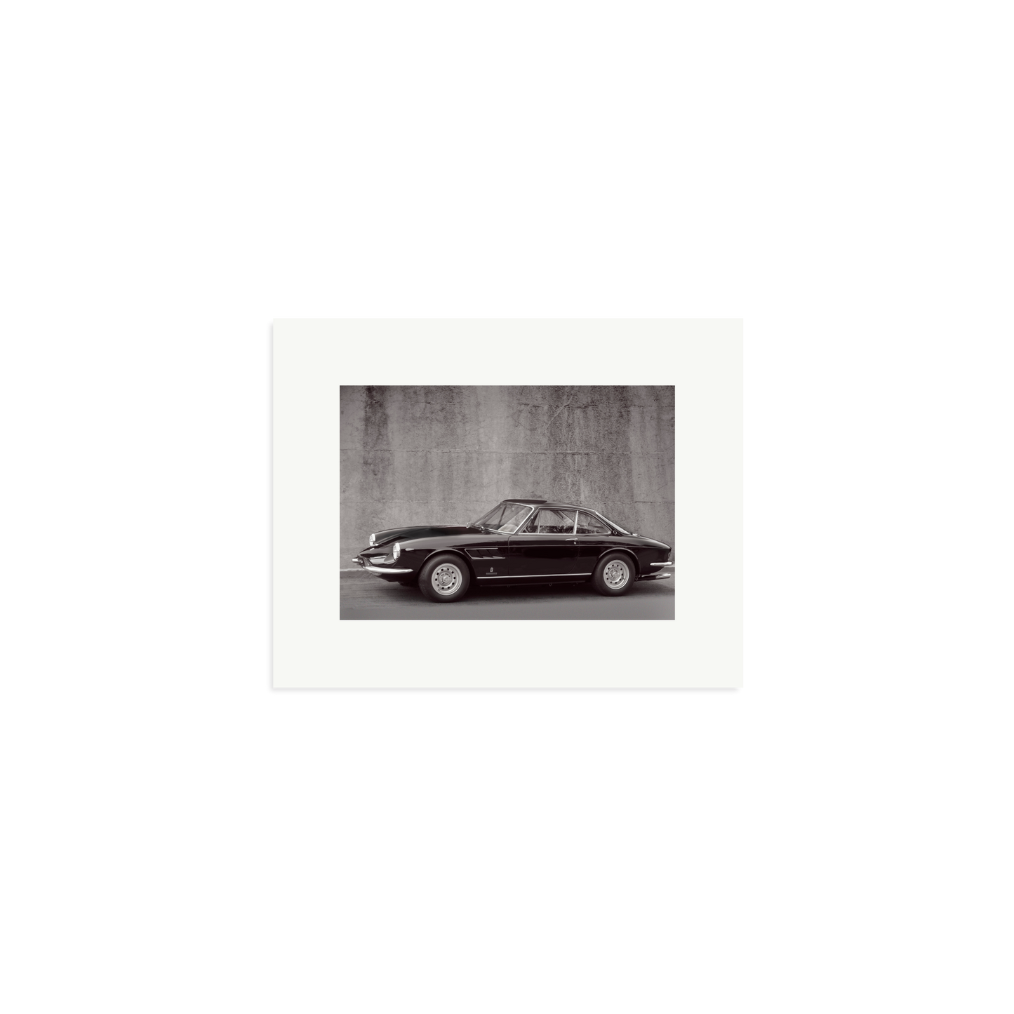 Black and White Ferrari 365