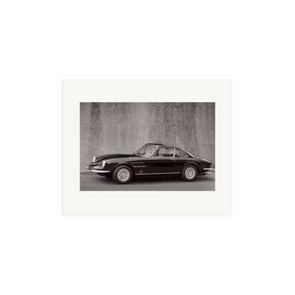 Black and White Ferrari 365