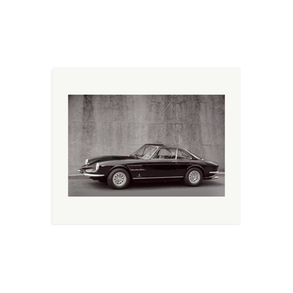 Black and White Ferrari 365