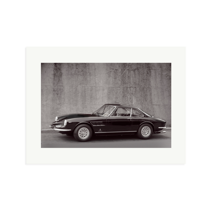 Black and White Ferrari 365