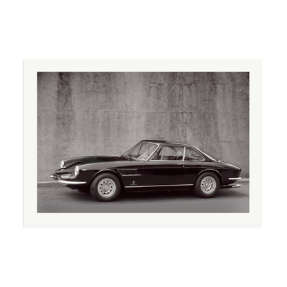 Black and White Ferrari 365