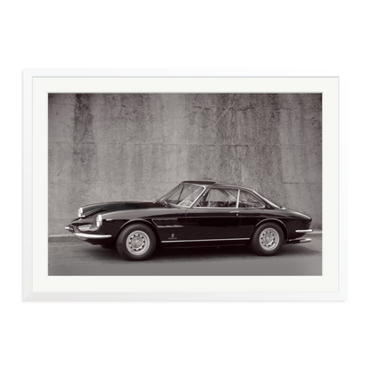 Black and White Ferrari 365