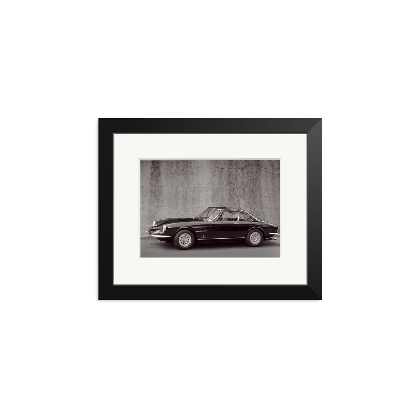 Black and White Ferrari 365