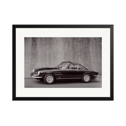 Black and White Ferrari 365