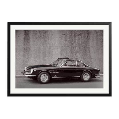 Black and White Ferrari 365