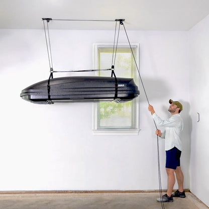 Cargo Box Ceiling Storage Hoist | Holds up to 150 lbs | 10' Lift