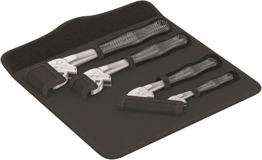Wera 6004 Joker Self-Setting 4-Piece Wrench Set - Highly Versatile with Metric & Imperial Capabilities – 05020110001